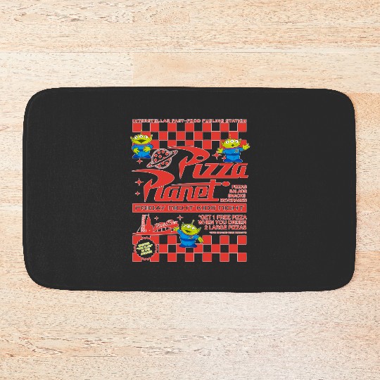 Pizza Planet Toy Story Disney Bath Mats, Toy Story Bath Mats,