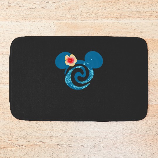 Moana Mickey Ears Bath Mats, Disney Moana Bath Mats