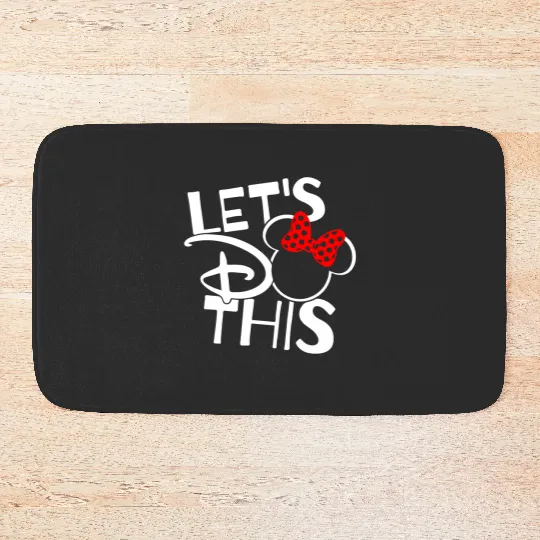 Lets Do This Disney Family Bath Mats, Disney Family Vacation Bath Mats
