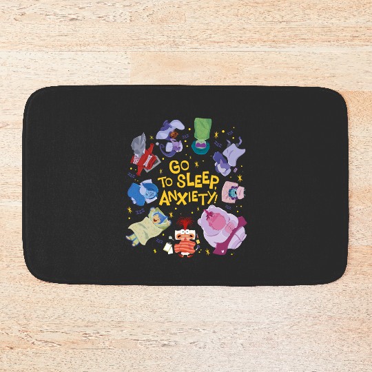 Disney Inside Out 2 Go to Sleep Anxiety Bath Mats, The Emotional Adventure