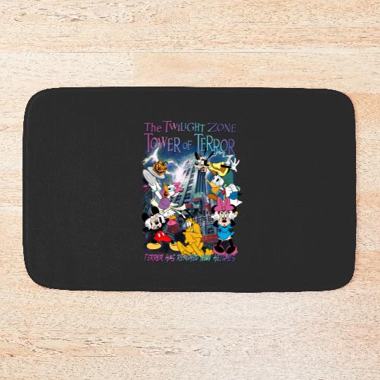 Mickey and Friends The Twilight Zone Tower Of Terror Disney Hollywood Tower Hotel Bath Mats
