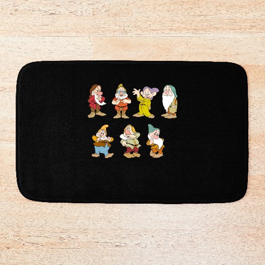 Disney Seven Dwarfs Bath Mats, Snow White and Seven Dwarfs Bath Mats