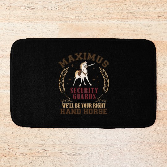 Disney Tangled Maximus Horse Security Guards Retro Bath Mats