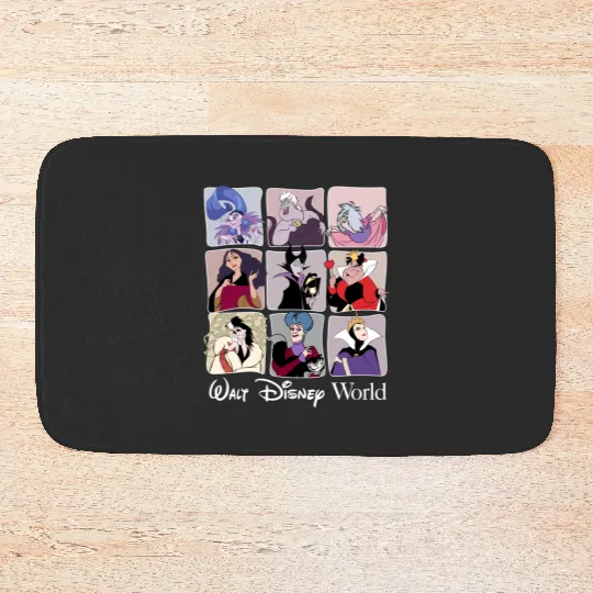 Discover Disney Villains Bath Mats, Disney Villain Characters Bath Mats