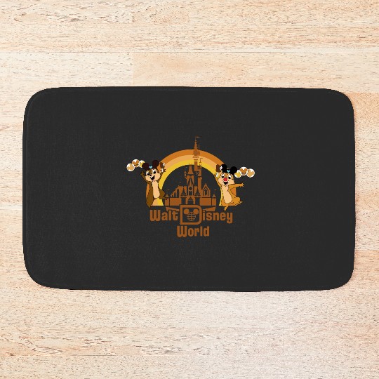 Disneyland Chip and Dale Bath Mats, WDW Chip n Dale Bath Mats,