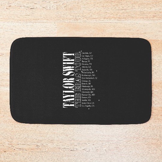 Eras Tour Setlist a Eras Tour Setlist a Eras Tour Setlist (3) Bath Mats