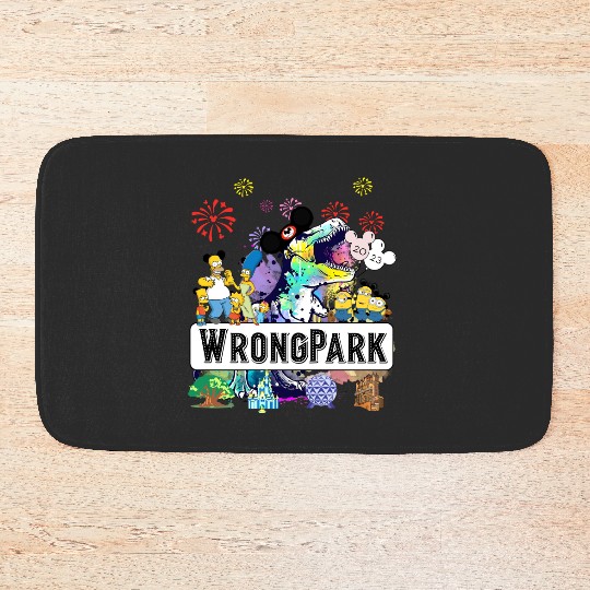 Wrong Park Tyrannosaurus 2023 Disney Bath Mats