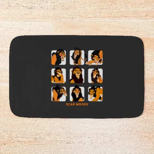 Disney Scar The Lion King Funny Scar Moods, The Lion King Bath Mats