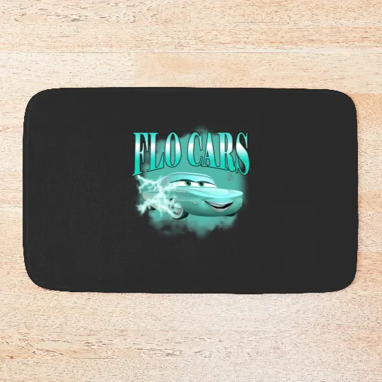 Discover Disney Cars Flo Vintage Bath Mats, Cars Characters Mater, Lightning McQueen, Disney Pixar Cars Bath Mats