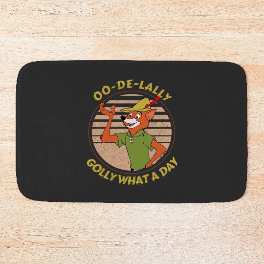 Retro Disney Robin Hood Oo De Lally Golly What A Day Bath Mats, Cartoon Bath Mats, Cute Bath Mats, Gift For Family