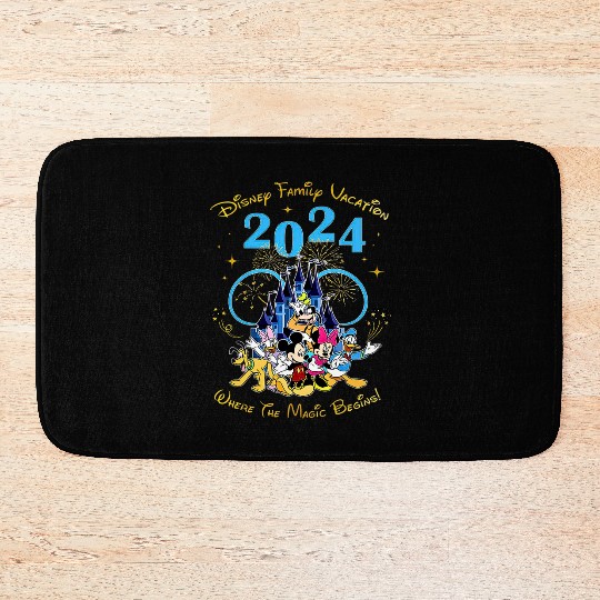 Disney Family Vacation 2024, Disney Bath Mats