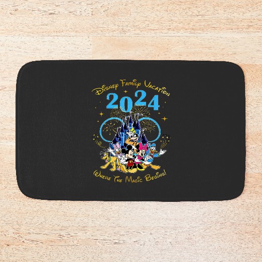 Disney Family Vacation 2024, Disney Bath Mats