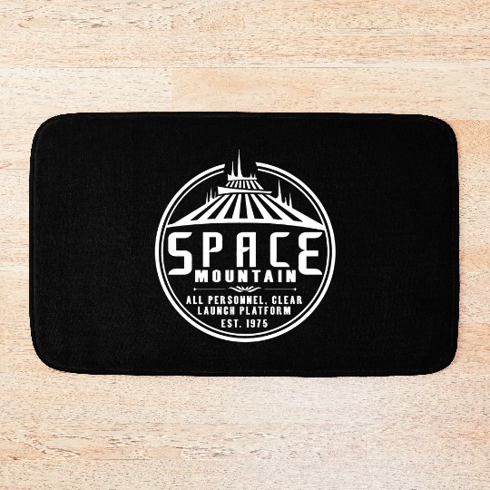 Space Mountain Bath Mats, Disney Mountains, Disney Bath Mats for Family Vacation