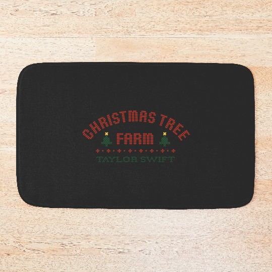 Discover Taylor version Christmas Tree Farm Bath Mats, Taylor Christmas Bath Mats