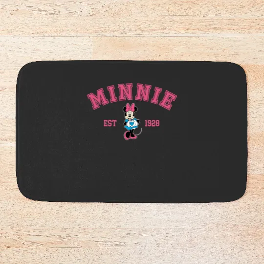 Minnie Est 1928 Bath Mats, Disney Bath Mats, Minnie Mouse Bath Mats, Disney Fan Gift
