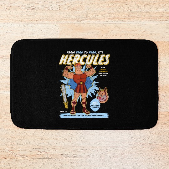 Vintage Hercules  Bath Mats, Disney Hercules Megara