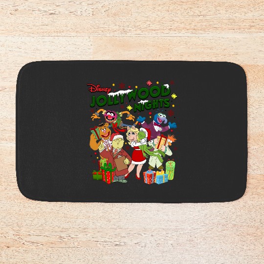 Disney The Muppets Show Jollywood Nights Christmas Retro Bath Mats