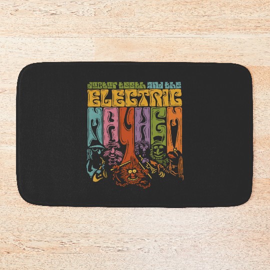 Color Vintage Disney Muppets Doctor Teeth And The Electric Mayhem Bath Mats