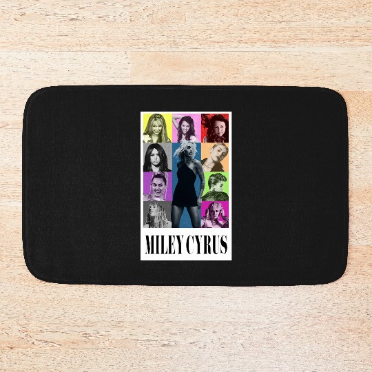 Miley Cyrus Eras Tour Flowers Bath Mats