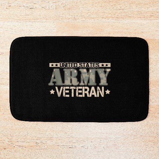 Army Veteran Bath Mats