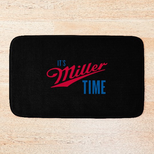 It's Miller Time Bath Mats