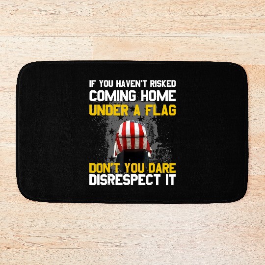 Veteran Bath Mats - Veteran Bath Mats - Gifts For Veteran - American Flag Bath Mats