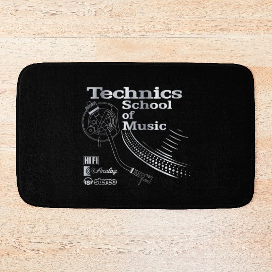 old school technics Bath Mats