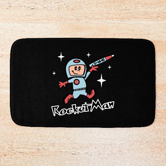 Rocket Man Bath Mats