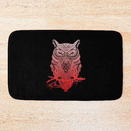 owl bird Bath Mats