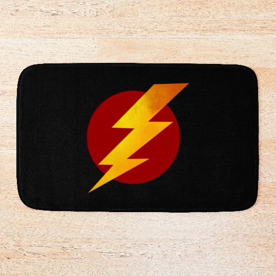 Lightning Bolt Bath Mats