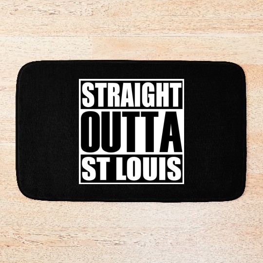 Straight Outta St Louis Bath Mats