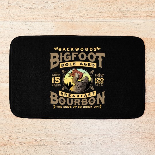 Backwoods Bigfoot Bole-Aged Breakfast Bourbon Bath Mats