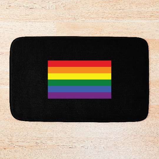 LGBT Gay Pride Rainbow Flag Bath Mats