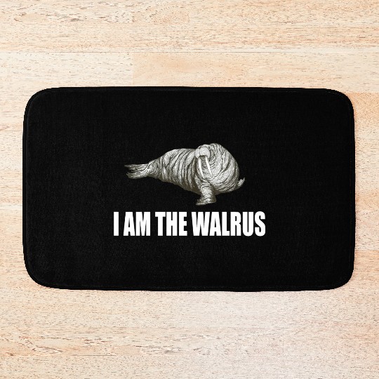 I Am The Walrus Bath Mats