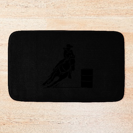 barrel racing Bath Mats