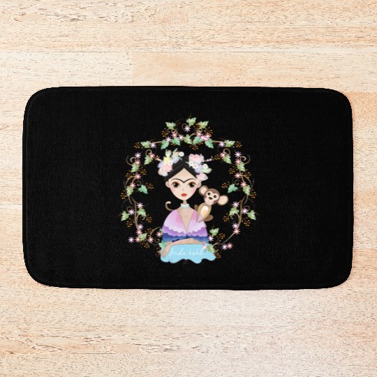 Frida Kahlo girl's Bath Mats