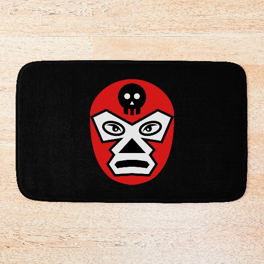 Sport vectorstock 1978393 Wrestling Maske 003 Bath Mats