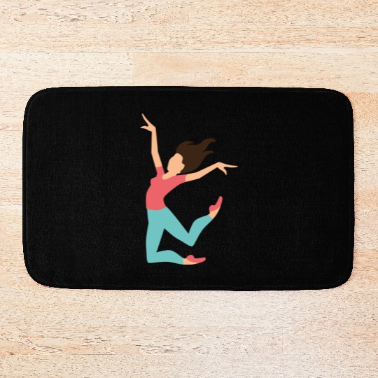ballet dancer Bath Mats