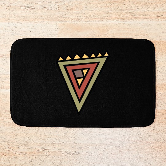 Native American Symbol Bath Mats