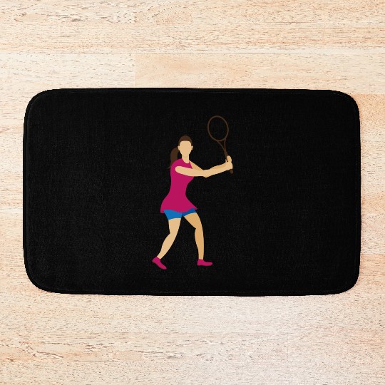 09 tennis vectorstock 8871464 Bath Mats