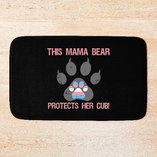 Transgender Pride For Mom Bath Mats