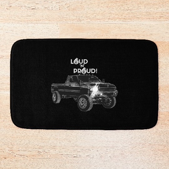 LOUD 'N' PROUD 2nd Gen Cummins Apparel! Bath Mats