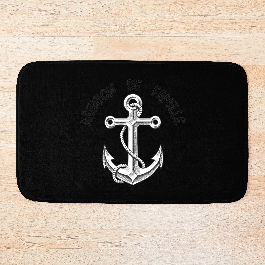 Family reunion anchor Bath Mats