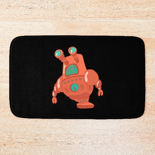14 robot 21 png vectorstock 4842445 Bath Mats