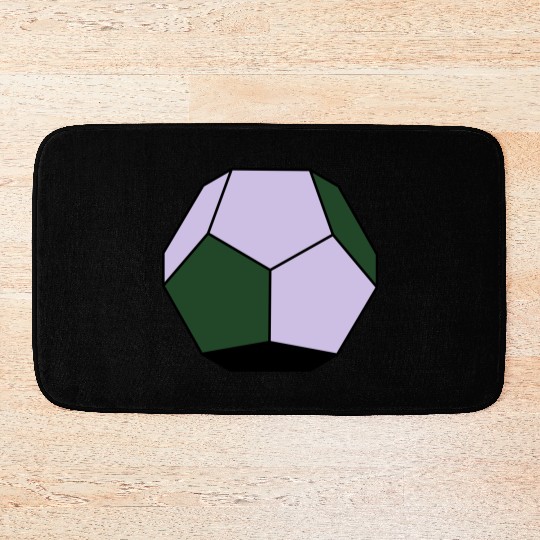 platonic solid Bath Mats