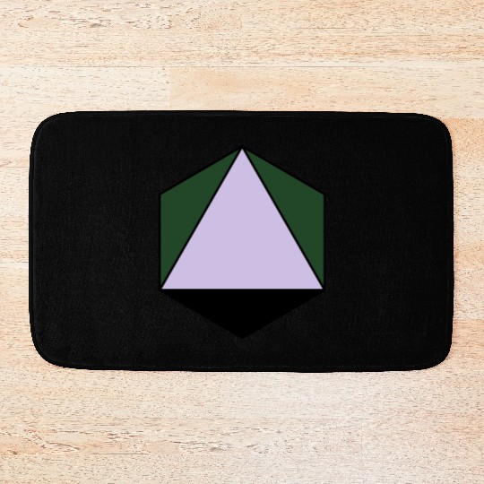 platonic solid Bath Mats