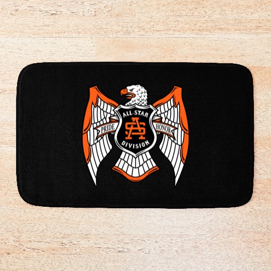 hawk crest mma Bath Mats