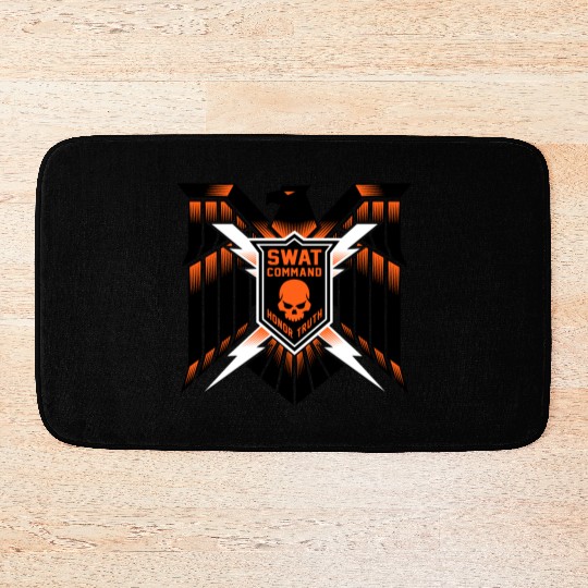 hawk crest mma Bath Mats