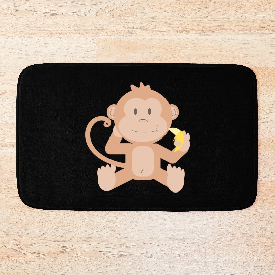 affe monkey gorilla chimp orangutan106 Bath Mats