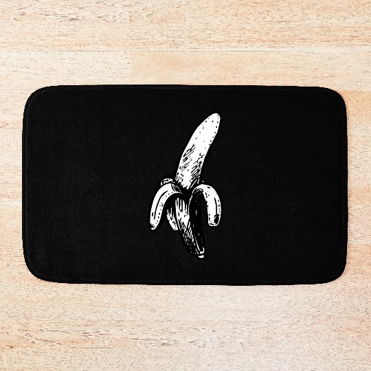Hipster Banana Bath Mats